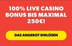 rizk live casino bonus