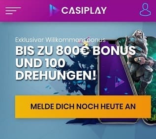 casiplay casino bonus