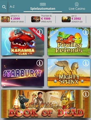 karamba casino spiele