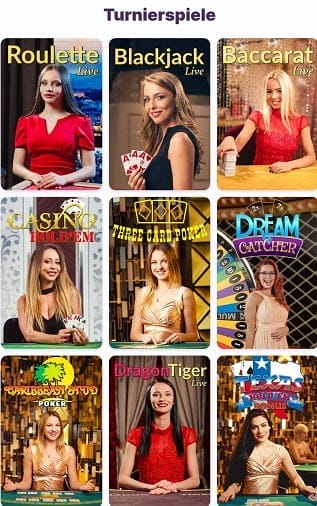 nomini turniere auf mobile app