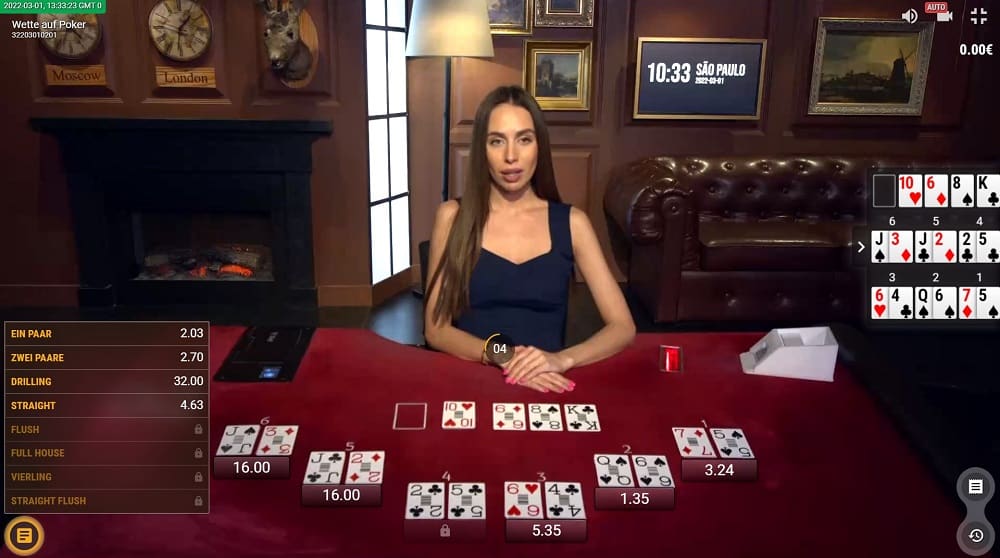 bet on poker live