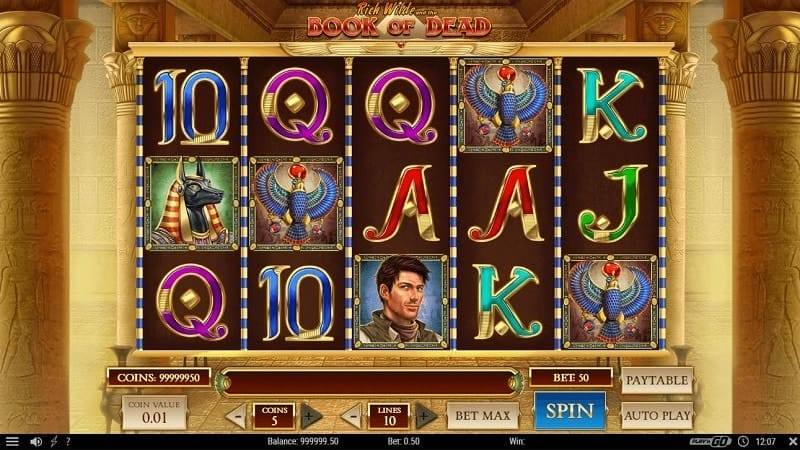 Book of Dead Slot mit 1€ Einzahlung