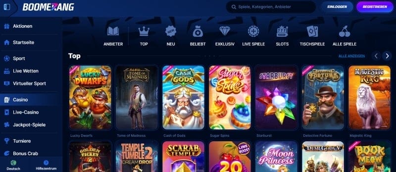 boomerangbet casino website