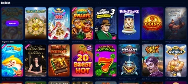 Spiele im 1€ Online Casino