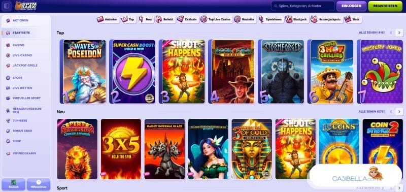 5 Euro Online Casino auswählen