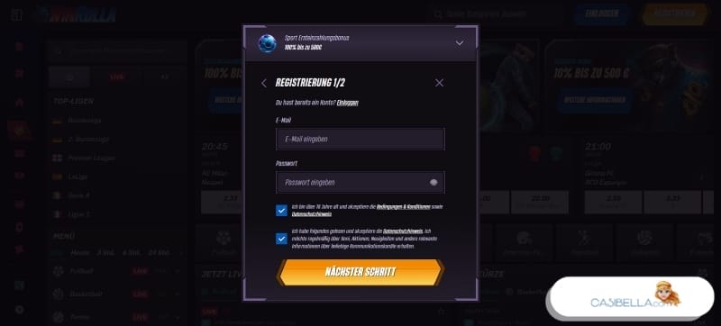 Online-Einzahlung auf Sportwetten ohne Lizenz