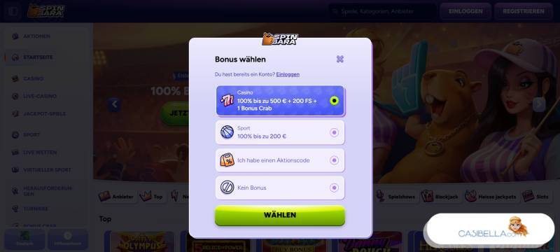 Casino online Freispiele ohne Einzahlung