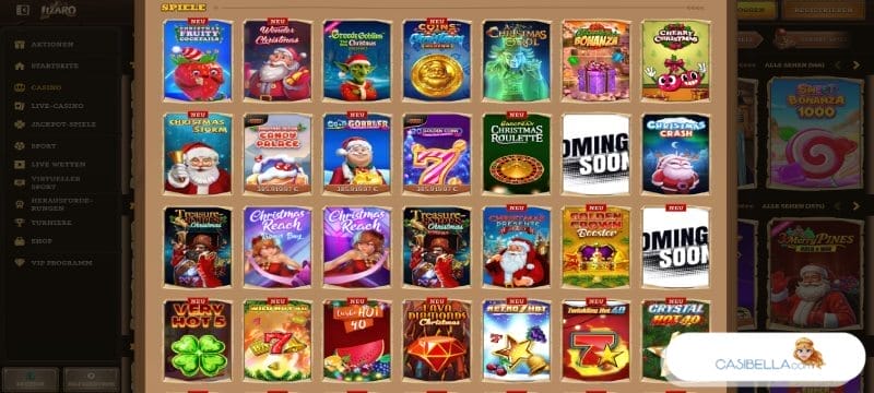 Weihnachts Slots im Casino Adventskalender